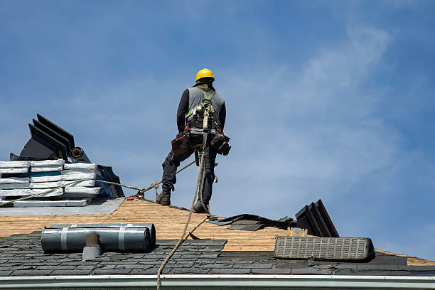 Professional Metal Roofing technician working in Grafton, MA